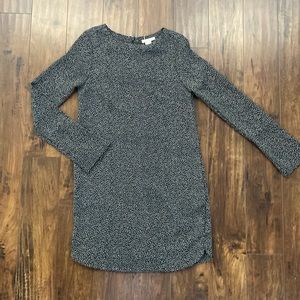 H&M Long Sleeve Black A-Line Dress